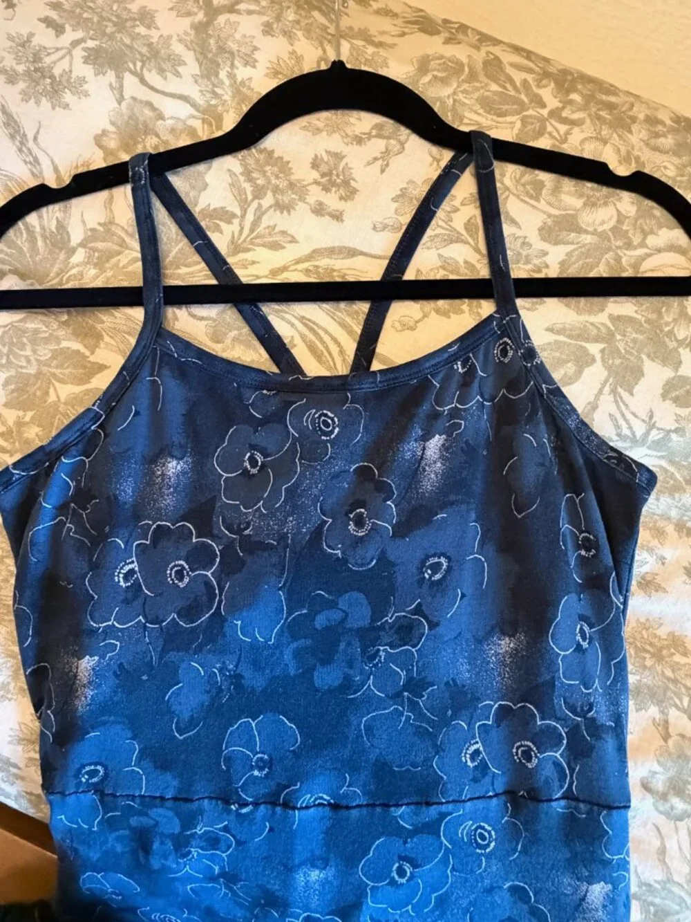 PACT Organic Fit and Flare Midi Dress, Size Medium - Picture 2 of 4